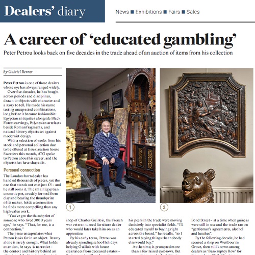 A career of 'educated gambling'